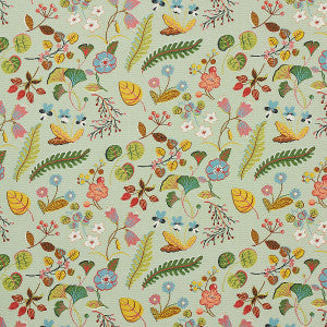 Schumacher Fabric Botanica Indoor/Outdoor Mineral 75942