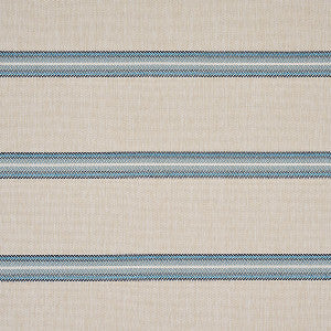 Schumacher Fabric Garden Stripe Indoor/Outdoor Blue 75973