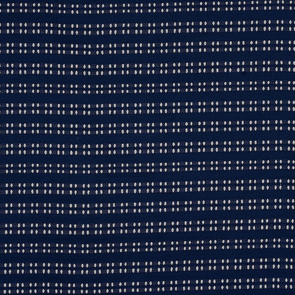 Bolsa Indoor/Outdoor Navy 76344 by Schumacher Designer Fabric Indoor/Outdoor Recolors 1.25" - Swanky Fabrics -