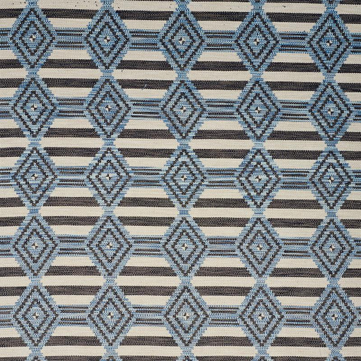 Manta Performance Blue 77442 by Schumacher Designer Fabric Open Sky 9.5" - Swanky Fabrics -