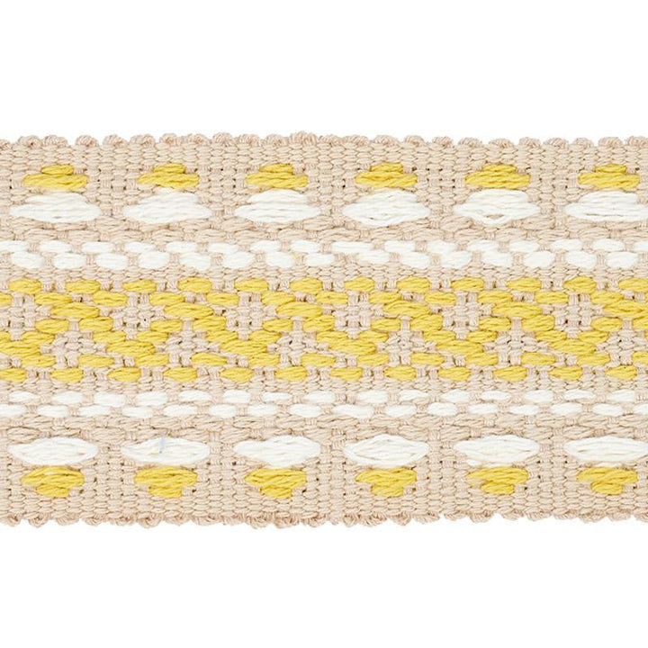Loveland Yellow 78160 by Schumacher Designer Trim Earth & Sky - Swanky Fabrics -