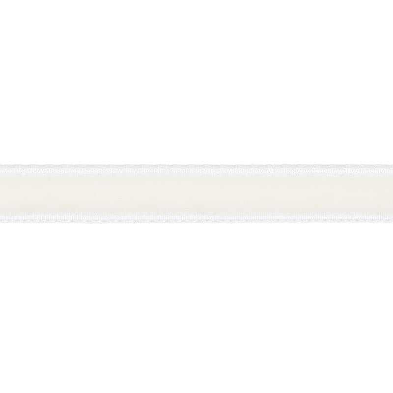Velvet Tape Narrow Ivory 80920 by Schumacher Designer Trim Perfect Basics: Velvet Tapes - Swanky Fabrics -