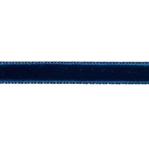 Schumacher Trim Velvet Tape Narrow Saphire 80924