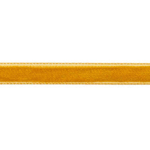 Schumacher Trim Velvet Tape Narrow Gold 80926