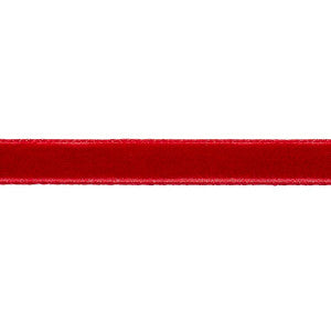 Schumacher Trim Velvet Tape Narrow Crimson 80927