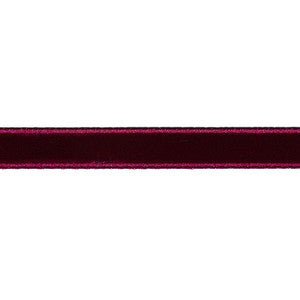 Schumacher Trim Velvet Tape Narrow Aubergine 80928