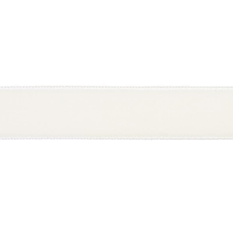 Velvet Tape Medium Ivory 80940 by Schumacher Designer Trim Perfect Basics: Velvet Tapes - Swanky Fabrics -