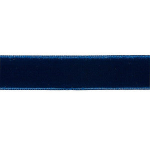 Schumacher Trim Velvet Tape Medium Saphire 80944