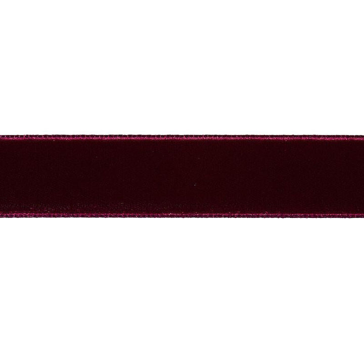 Velvet Tape Medium Aubergine 80948 by Schumacher Designer Trim Perfect Basics: Velvet Tapes - Swanky Fabrics -