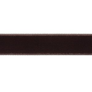 Schumacher Trim Velvet Tape Medium Truffle 80949