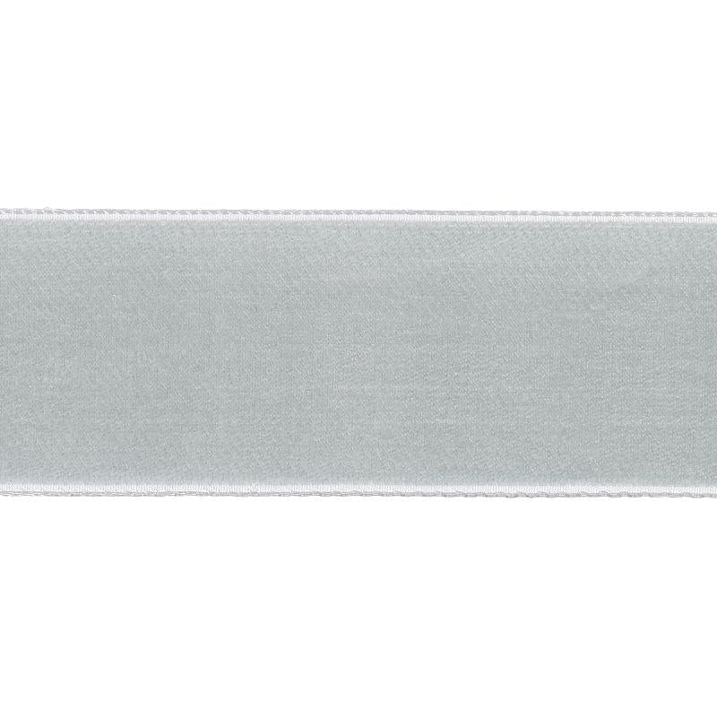Velvet Tape Wide Mineral 80962 by Schumacher Designer Trim Perfect Basics: Velvet Tapes - Swanky Fabrics -