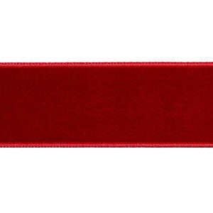 Schumacher Trim Velvet Tape Wide Crimson 80967