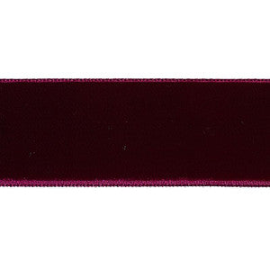 Schumacher Trim Velvet Tape Wide Aubergine 80968