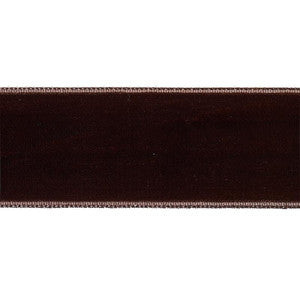 Schumacher Trim Velvet Tape Wide Truffle 80969