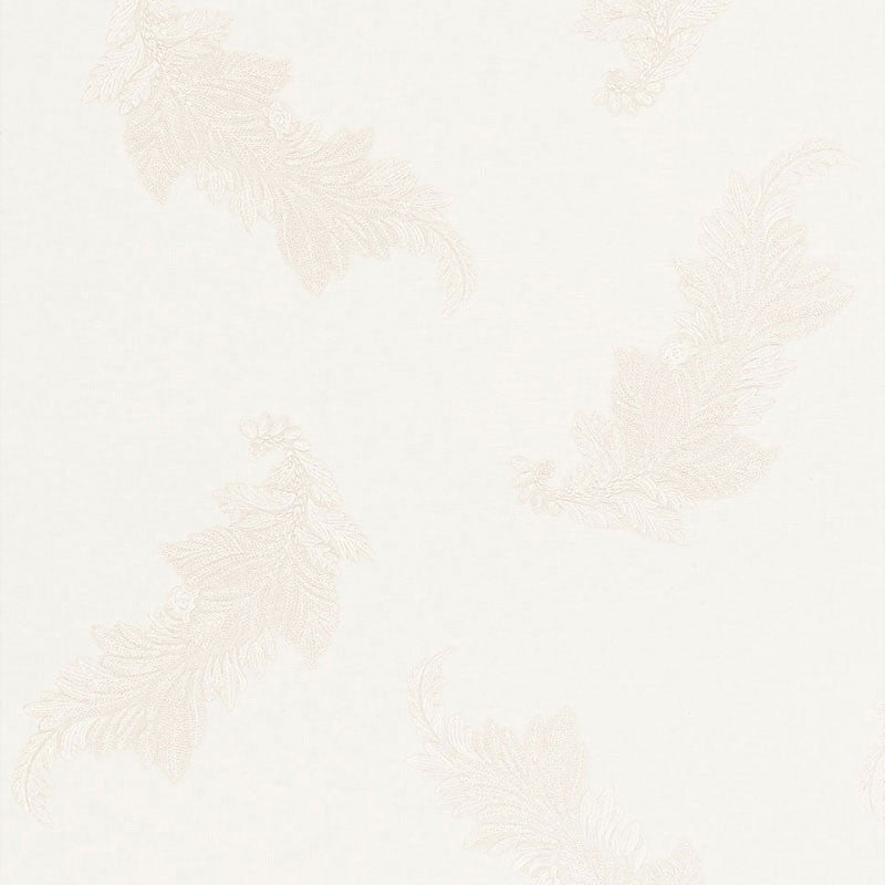 Contessa Embroidery Pearl 67711 by Schumacher Designer Fabric COUTURE COLLECTION See Sample INDIA . </p><p>Repeat: Horizontal: 26 3/8" (67CM) and Vertical: 31 1/2" (80CM) 52 3/4" WIDE (134CM) - Swanky Fabrics -