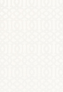 Schumacher Fabric Imperial Trellis Sheer Meringue 67720