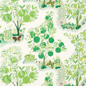 Schumacher Fabric Citrus Garden Indoor/Outdoor Leaf 177332