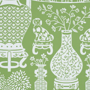 Schumacher Wallpaper Hellene Green 5010552