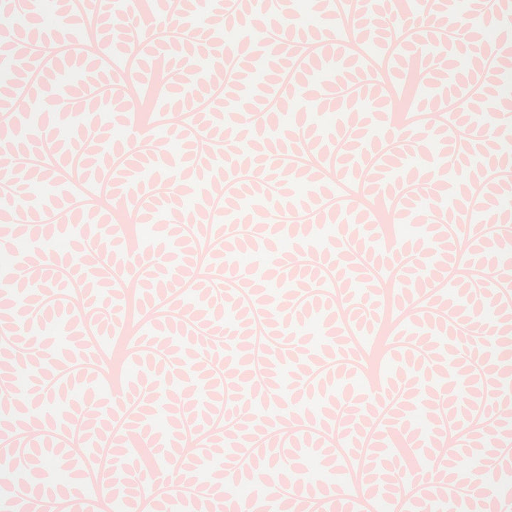 Temple Garden Ii Blush 5011964 by Schumacher Designer Wallpaper Preppy Chic 13.5" - Swanky Fabrics -