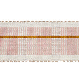 Schumacher Trim Calcada Tape Medium Rose Quartz 79207