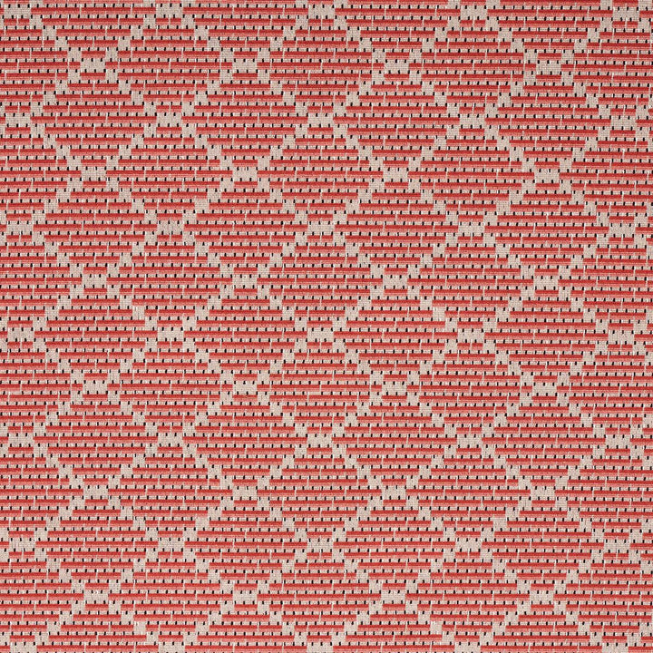 Berg Pingl Coral 80992 by Schumacher Designer Fabric Stephanie Seal Brown 13.38" - Swanky Fabrics -