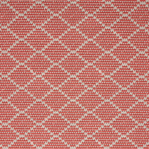 Schumacher Fabric Berg Pingl Coral 80992
