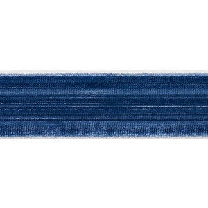 Schumacher Trim Gaspard Velvet Tape Narrow Sapphire 81291