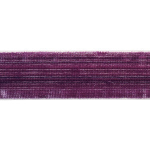 Schumacher Trim Gaspard Velvet Tape Narrow Eggplant 81293
