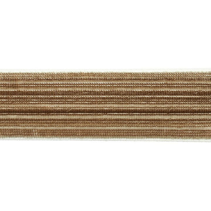 Gaspard Velvet Tape Narrow Gold 81295 by Schumacher Designer Trim Velvet & Velvet Trims - Swanky Fabrics -