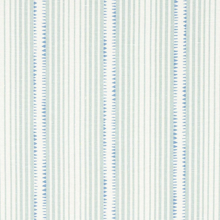 Moncorvo Mineral 176276 by Schumacher Designer Fabric Stripes Revisits 27.0" - Swanky Fabrics -