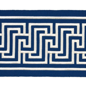 Schumacher Trim Labyrinth Tape Navy 66149