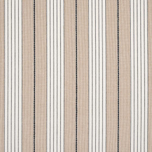 Schumacher Fabric Audrey Stripe Natural 71375