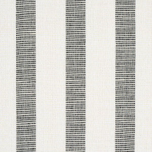 Schumacher Fabric Ketley Performance Stripe Black 77566