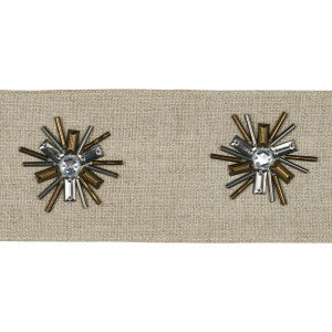 Schumacher Trim Constellation Beaded Tape Linen 81190