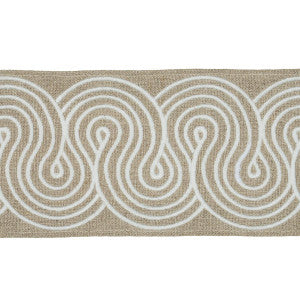 Schumacher Trim Giraldi Embroidered Linen 81251