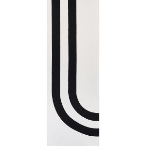 Schumacher Fabric Virginia Panel A Black & White 81860