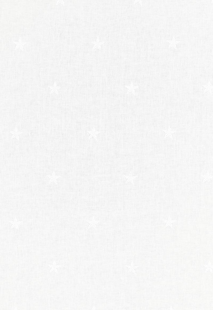 Vincenzo Embroidery Blanc 67810 by Schumacher Designer Fabric Firenze-Sheers 85% Linen, 15% Viscose - Horizontal: 5 and Vertical: 11.75 50.75 - Swanky Fabrics -