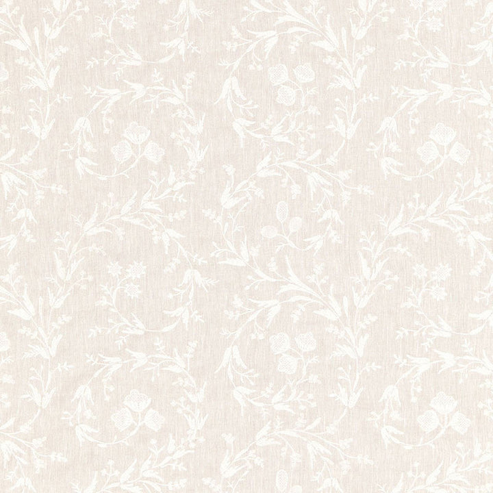 Fiorentina Embroidery Oat 67821 by Schumacher Designer Fabric ESSENTIALS: SHEERS & CASEMENTS II LINEN 60% SPUN POLYESTER 40% INDIA </p><p>Repeat: Horizontal: 16 3/4" (43CM) and Vertical: 15 1/8" (38CM) 50.75 - Swanky Fabrics -
