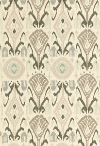Schumacher Fabric Turkestan Embroidery Moonstone 67870