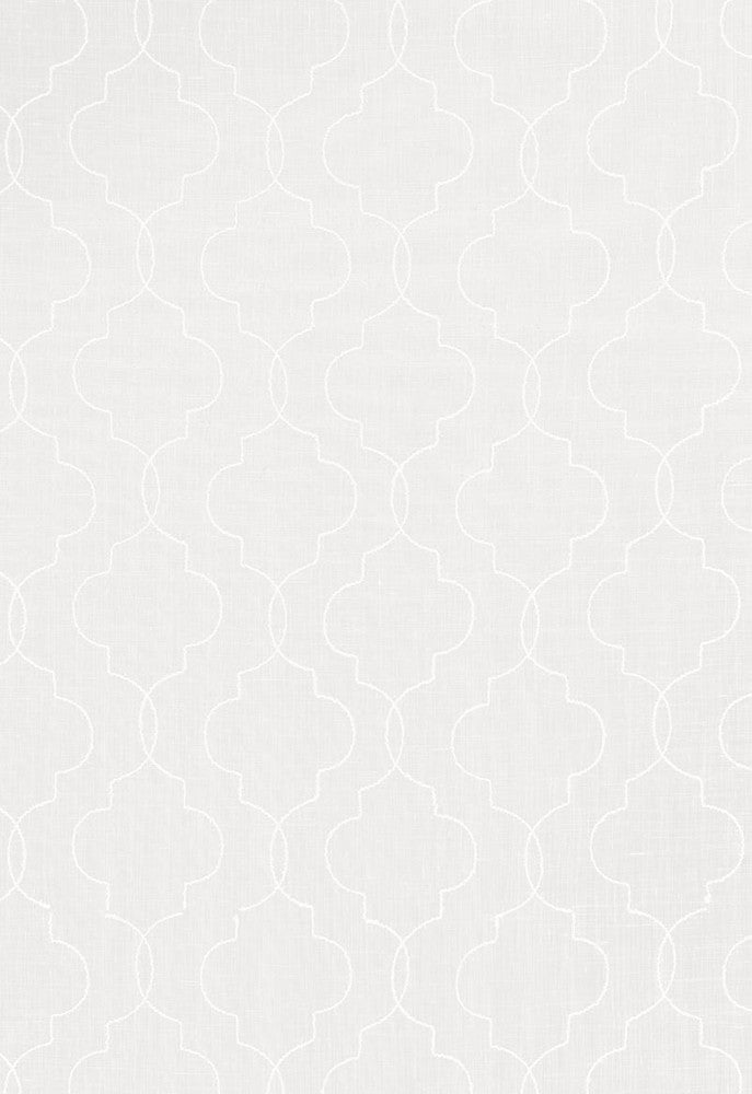 Serafina Sheer Ivory 67890 by Schumacher Designer Fabric Firenze-Sheers 51% Linen, 49% Polyester - Horizontal: 4.75 and Vertical: 8.5 101.5 - Swanky Fabrics -