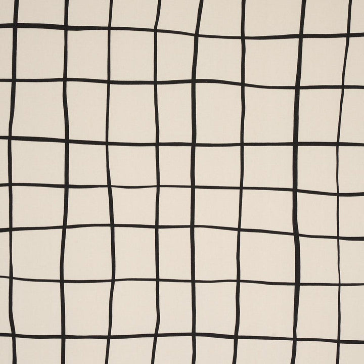 Painterly Windowpane Black 180290 by Schumacher Designer Fabric Miles Redd 54.0" - Swanky Fabrics -