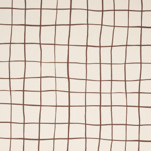 Schumacher Fabric Painterly Windowpane Brown 180291