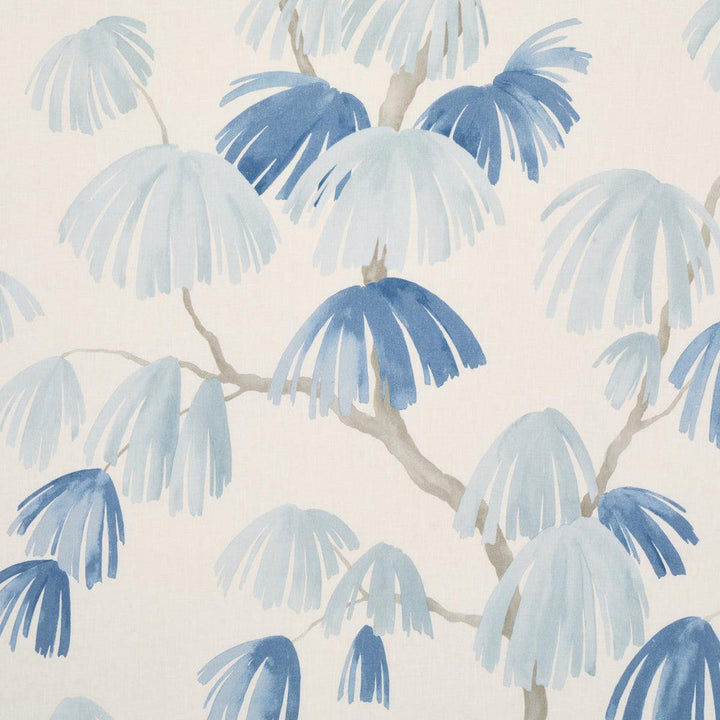 Weeping Pine Slate 180350 by Schumacher Designer Fabric David Kaihoi 54.0" - Swanky Fabrics -
