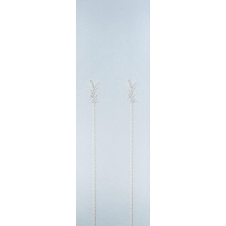 Villa Palm Panel Blue 5013880 by Schumacher Designer Wallpaper Panels Collection 27.0" - Swanky Fabrics -