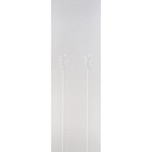 Schumacher Wallpaper Villa Palm Panel Grey 5013882