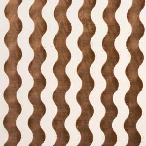 Schumacher Fabric The Wave Velvet Camel 69426