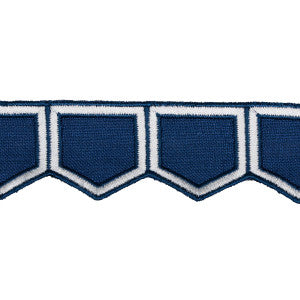 Schumacher Trim Honeycomb Blue 81751