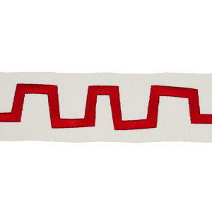 Schumacher Trim Corbu Tape Red 81772