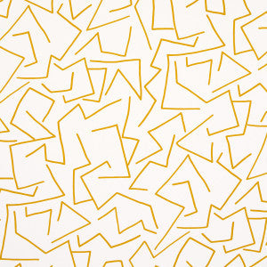 Schumacher Wallpaper Tangent Ochre 5014000