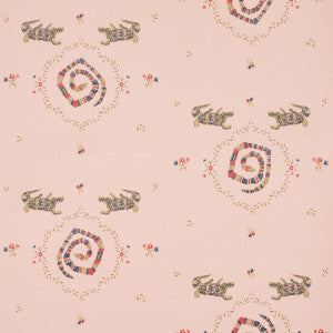 Schumacher Wallpaper Reptilia Muted Pink 5014192